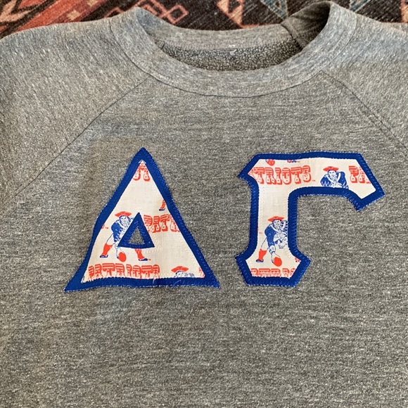 One of a Kind! NEW ENGLAND PATRIOTS Sorority Sweatshirt - Picture 2 of 3